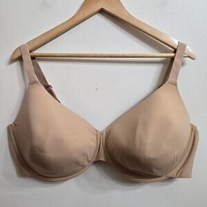 NWT Skims Fits Everybody T-shirt Demi Bra Underwire Padded Clay Size 46DD